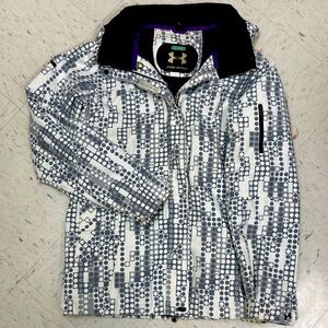 EUC Under Armour Print Rain Jacket